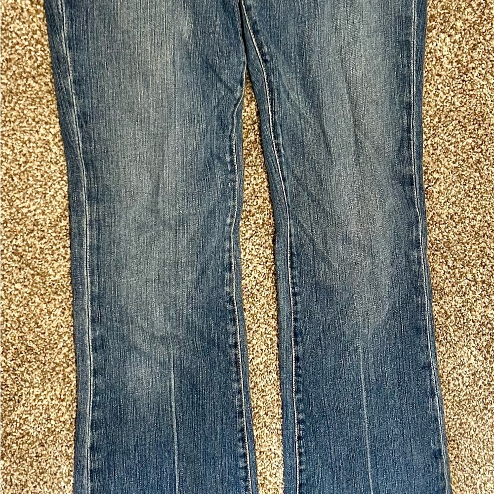 PAIGE Laurel Canyon Dark Blue Flare Jeans
